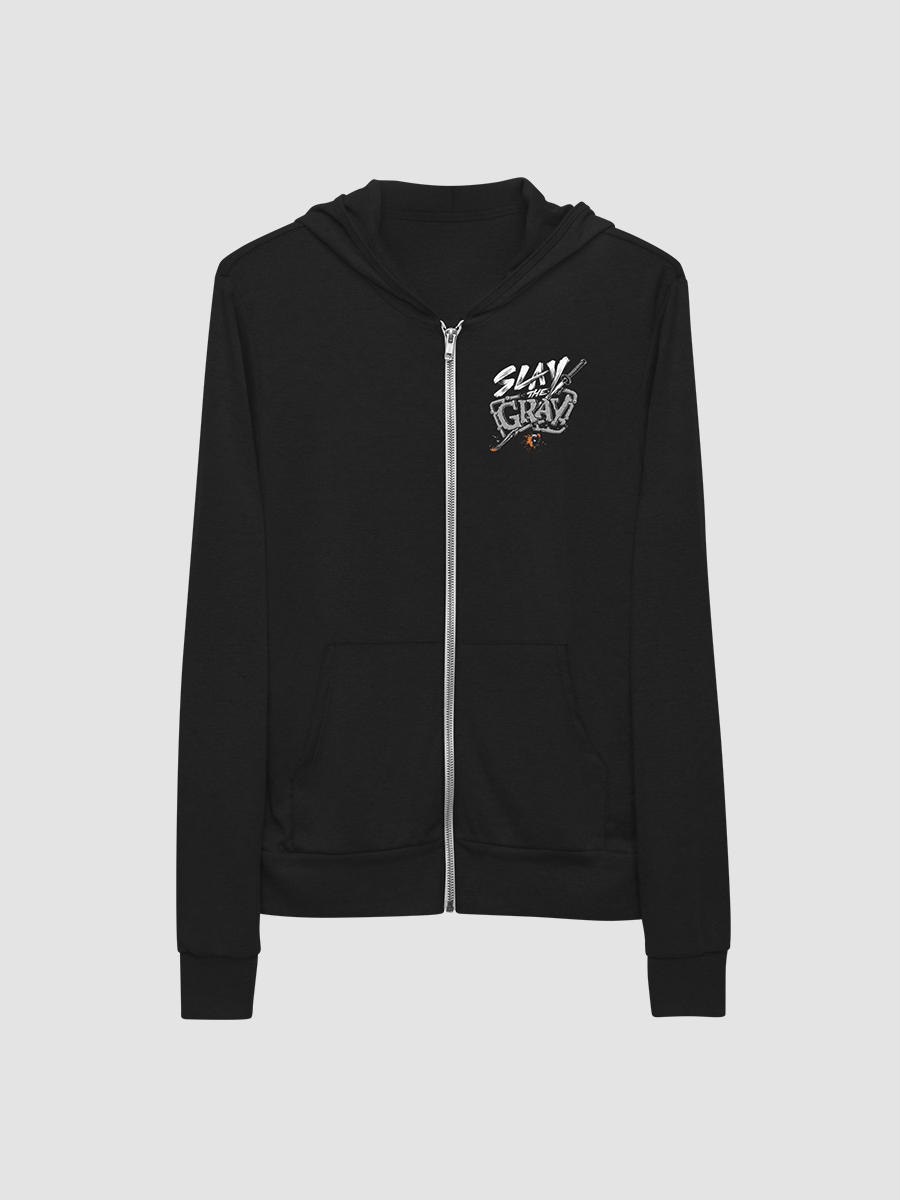 Slay the Gray Zip Hoodie product image (3)