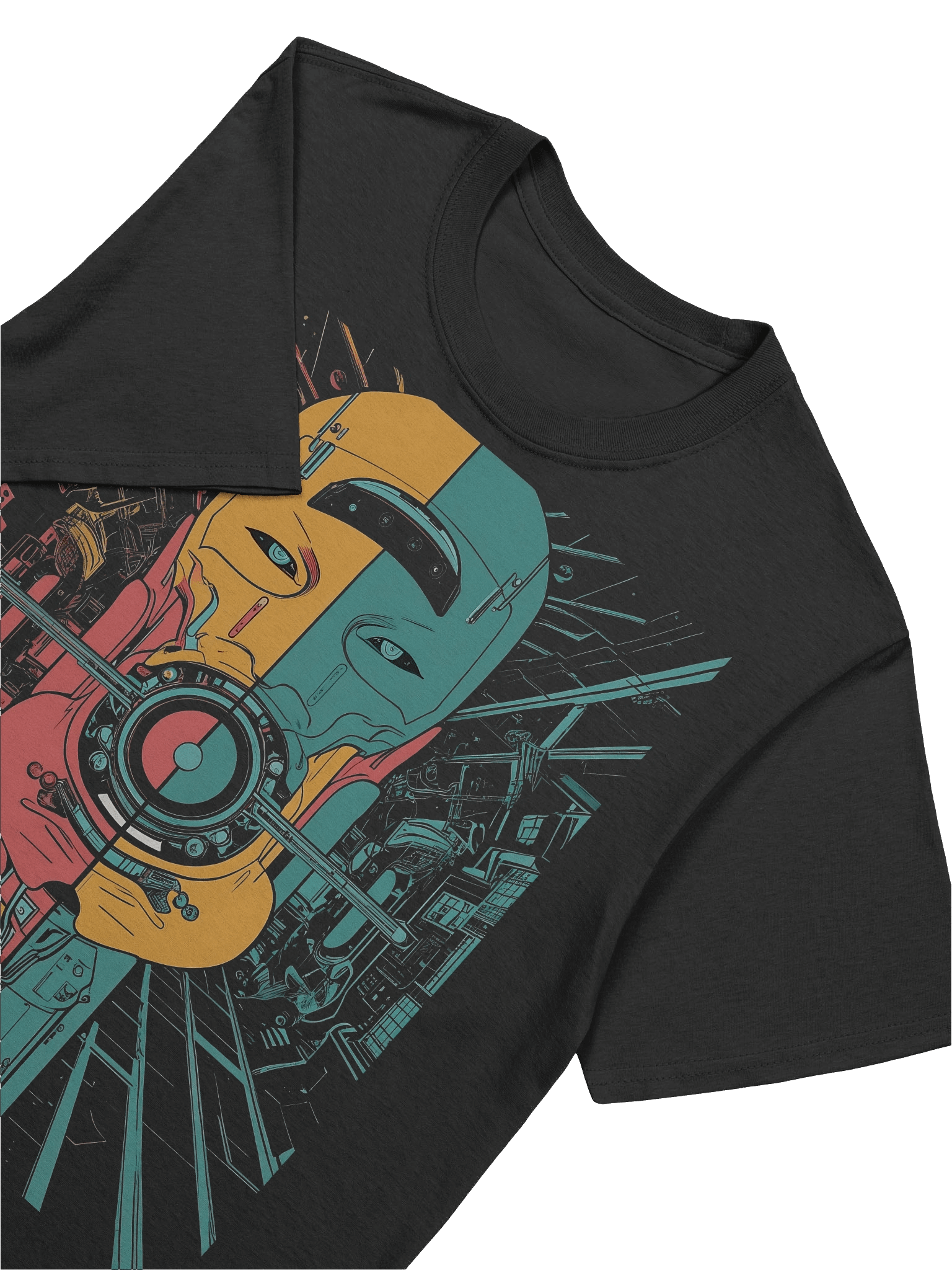 Retro Cybernetic Drifter T-Shirt product image (2)