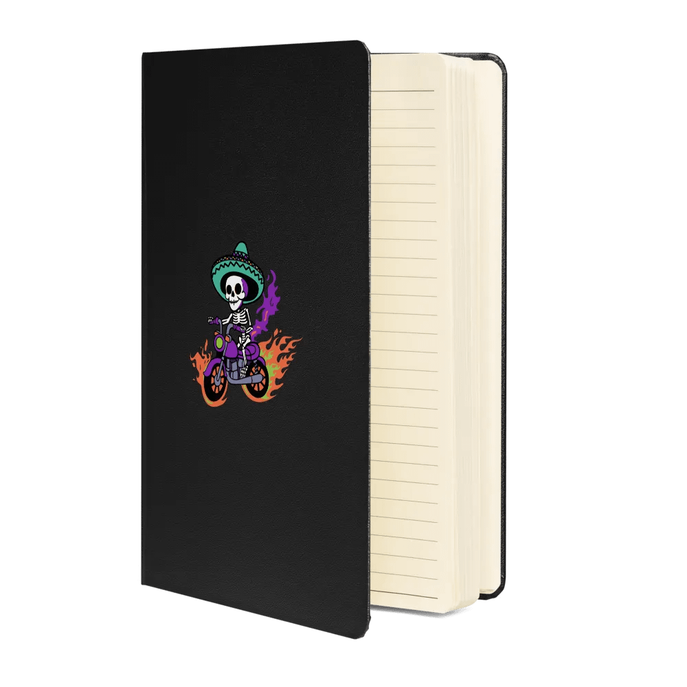 Bone to be Wild Colorful Hardcover Bound Lined Notebook product image (3)