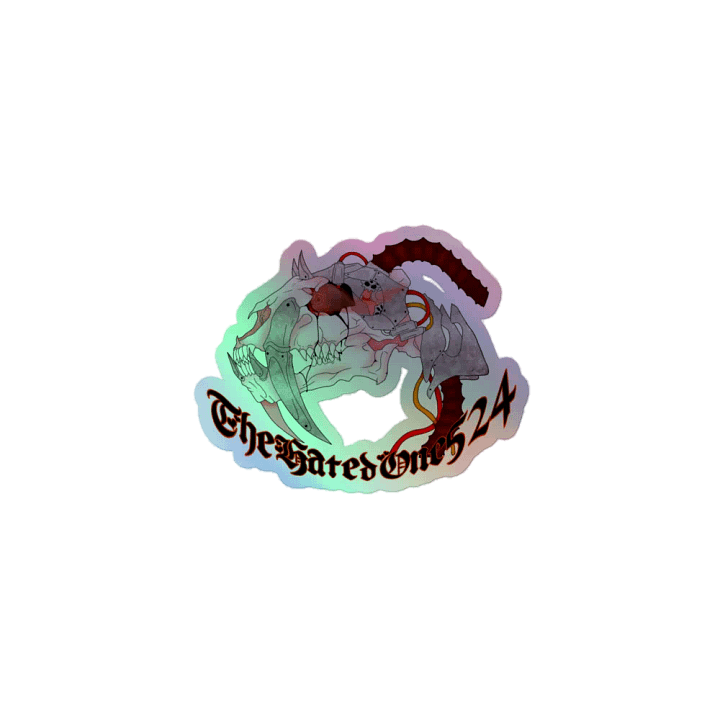 TheHatedOne Sticker (Red) product image (1)