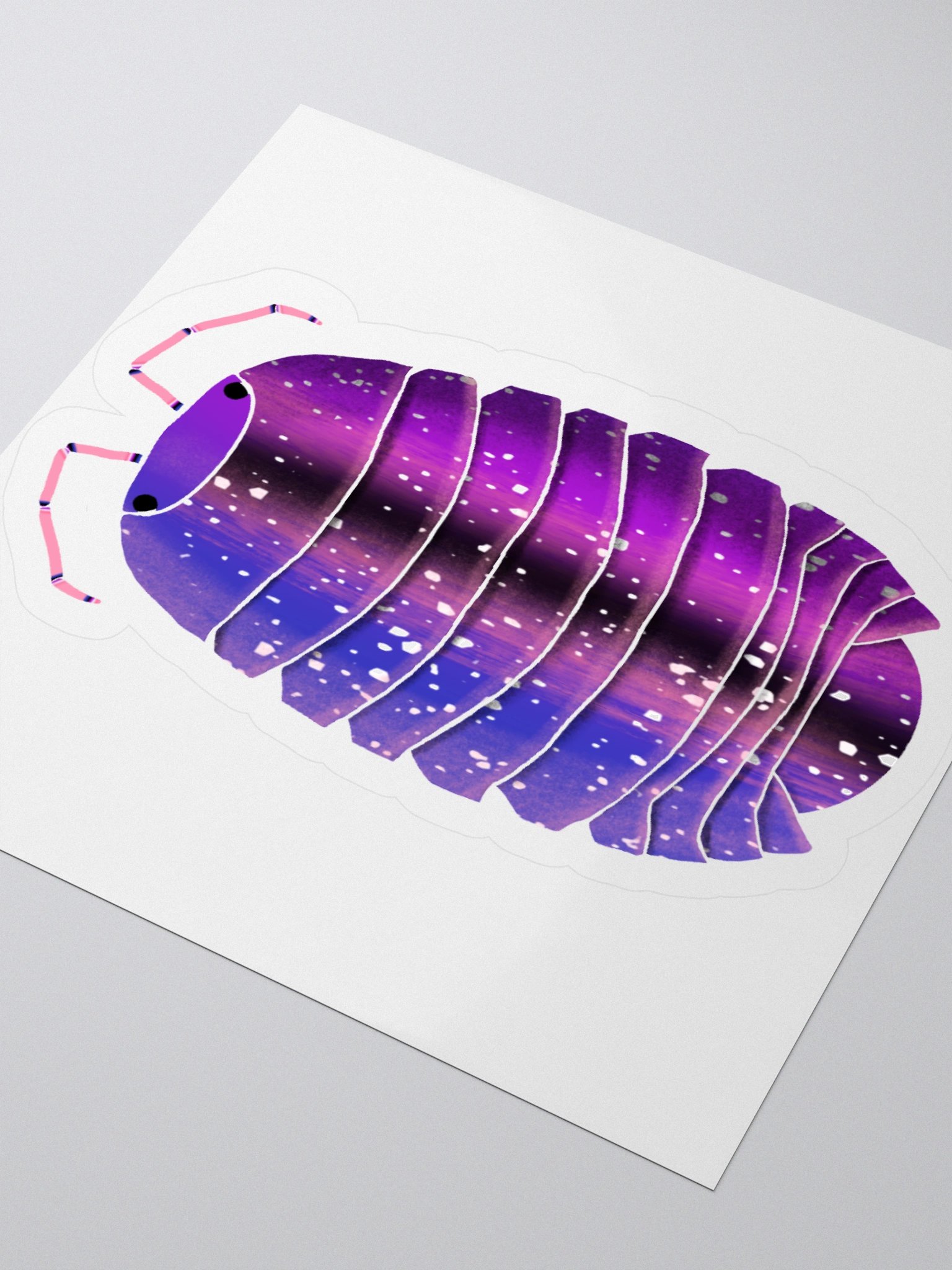 Genderfluid Isopod Sticker product image (10)