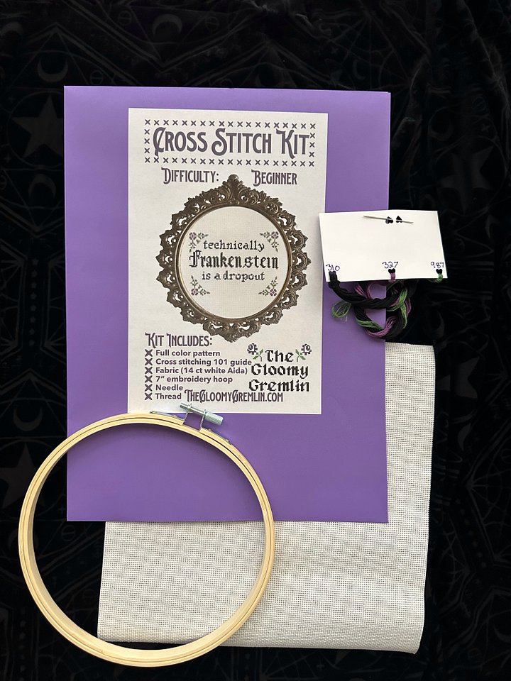 Frankenstein Monster - Cross Stitch Kit product image (2)