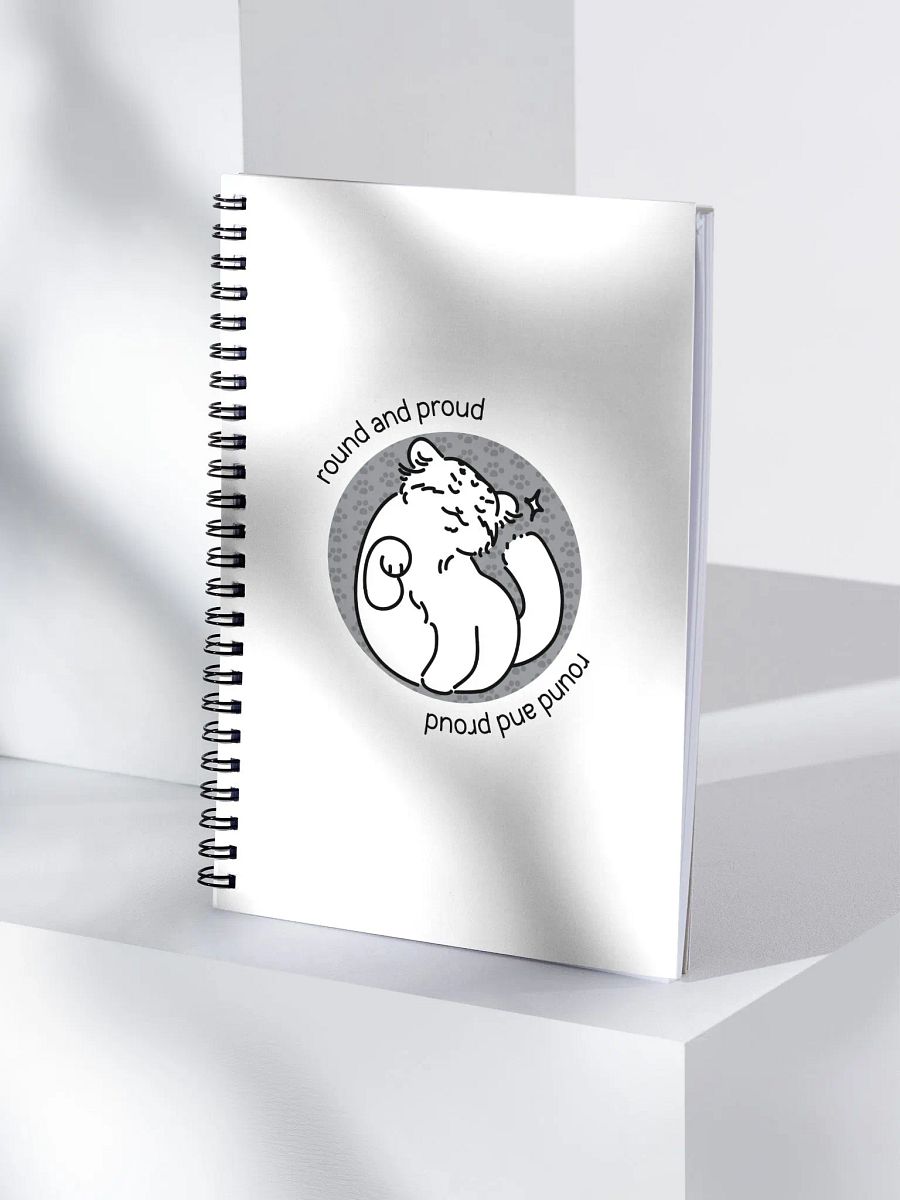 Round and Proud Manul Unlabeled Version - Spiral Notebook product image (4)