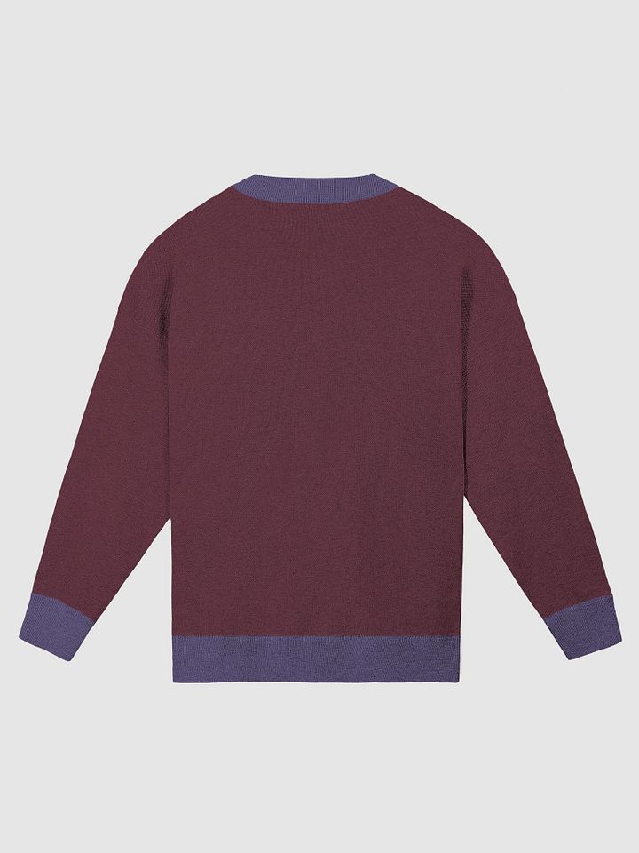 BUSY-BRAINED (white + grape design) knitwear crewneck product image (10)