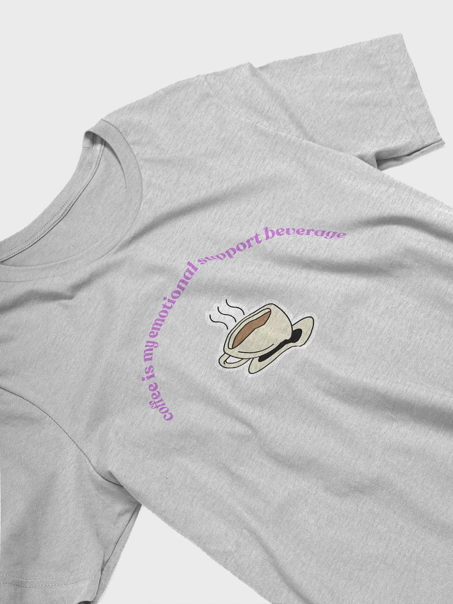 Coffee=Emotional Support T-Shirt (purple) product image (3)