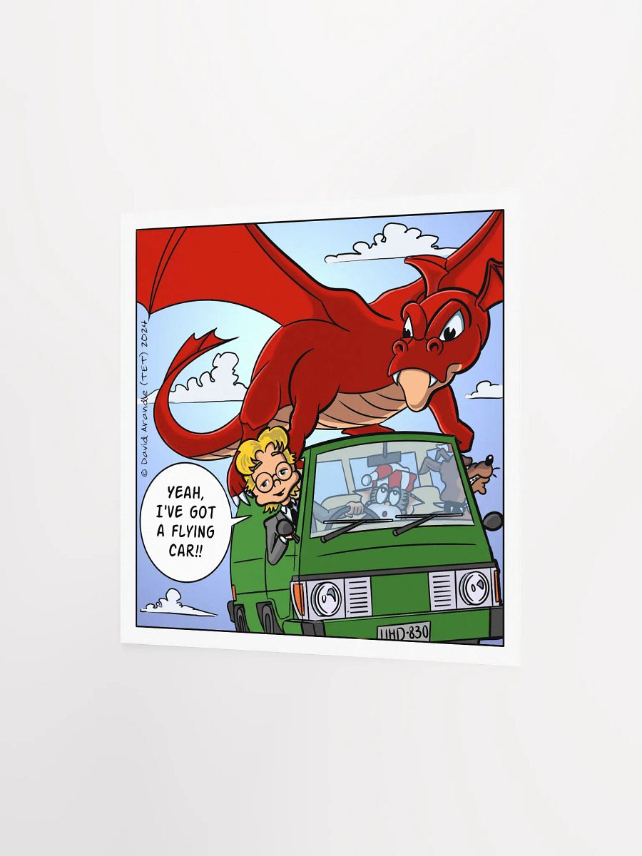 I've Got a Flying Car - Resident Dragon Poster product image (5)