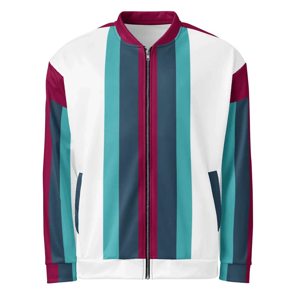 Customizable Stripes All-Over Bomber Jacket product image (1)