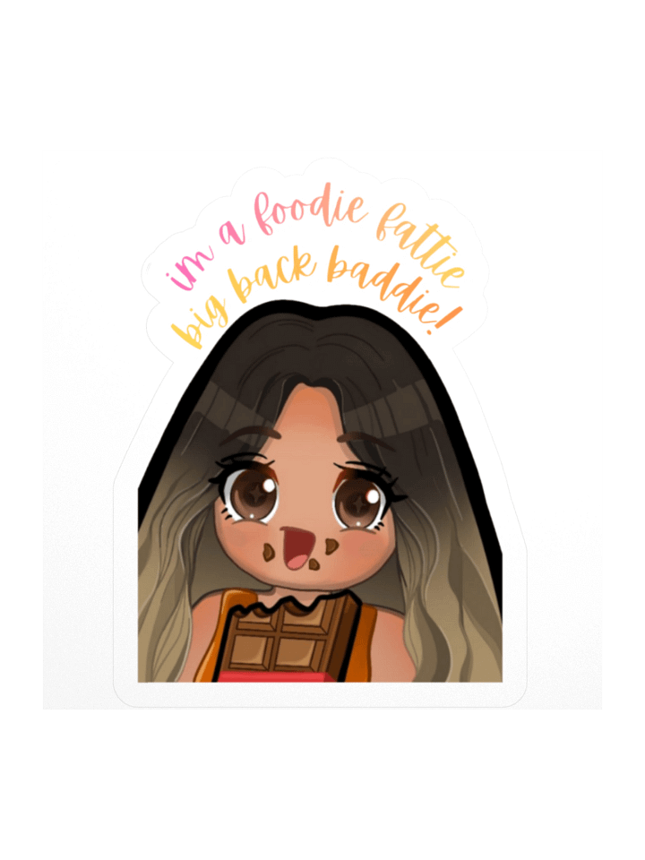 Foodie Fattie Big Back Baddie Sticker product image (2)