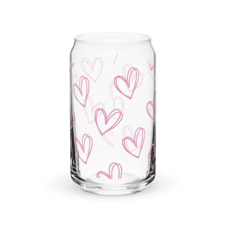 Heartfelt Glass Can: Sip in Style product image (2)