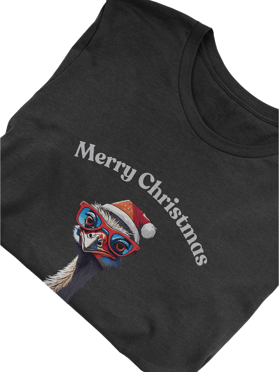 Festive Emu Merry Christmas T-Shirt - Silver product image (5)