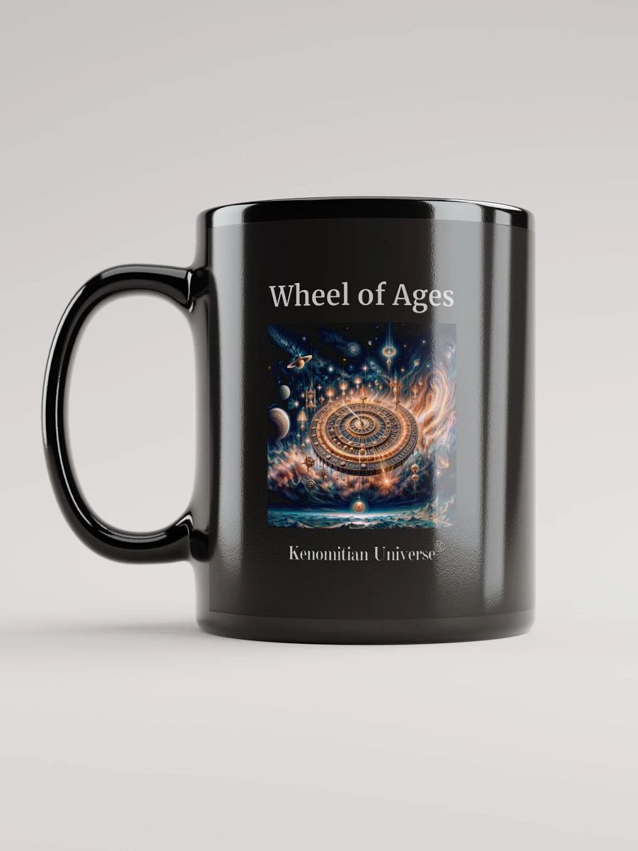 Wheel of Ages | Black Glossy Mug product image (2)