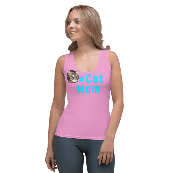 #CatMom Ladies Tank Top [pink] product image (1)