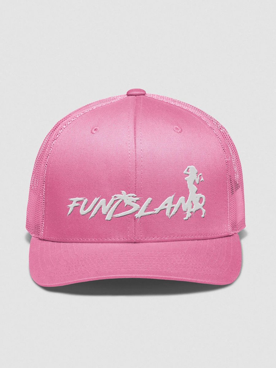 Embroidered Pink Trucker Snapback Hat product image (31)