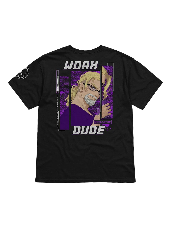 Woah dude T-shirt Black product image (2)