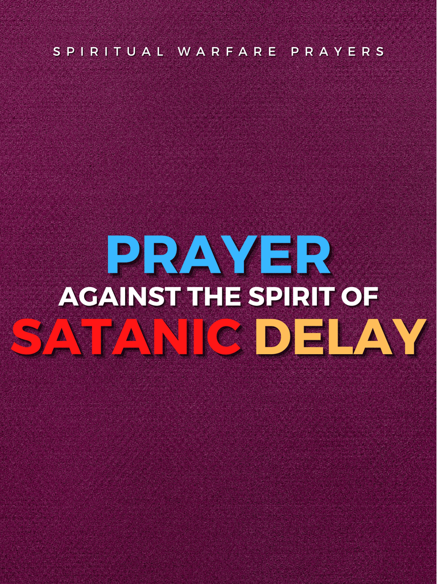 Prayer Against Satanic Delay product image (1)