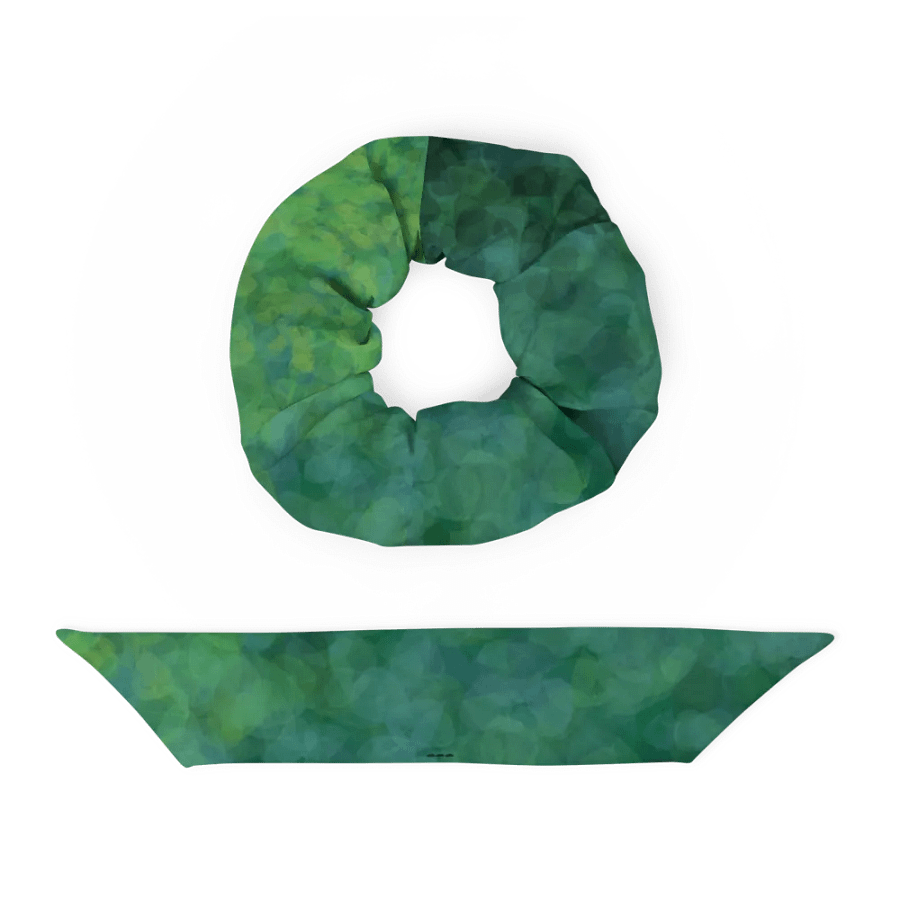 Verdant Vibes All-Over Print Scrunchie product image (4)