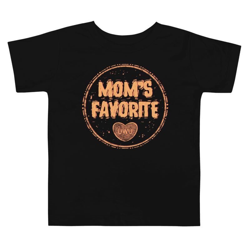 Mom's Favorite(Gold Text) Toddler Shirt product image (1)
