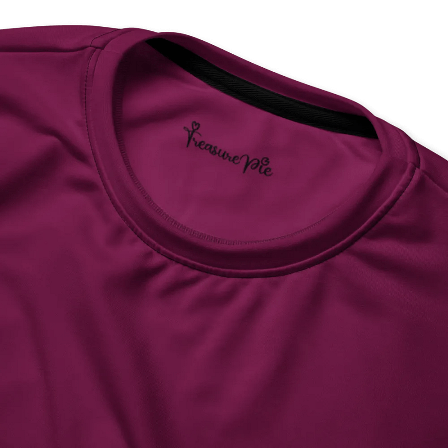 Plain Dark Burgundy Red True Summer Unisex Recycled Polyester Heavyweight Premium Sweatshirt by Treasure Pie product image (4)