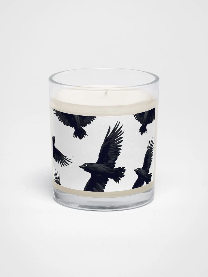 🌙 Mystical Crow Motif Soy Candle 🕯️ product image (1)