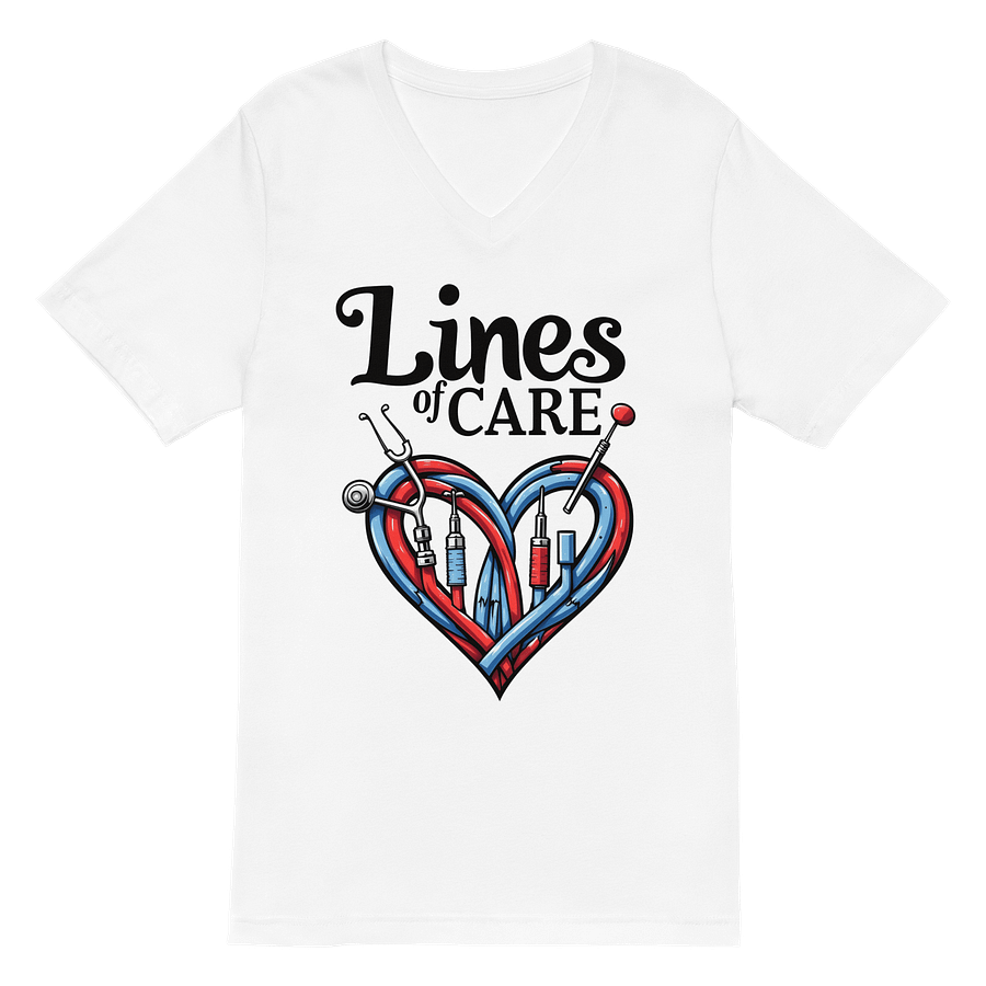 Lines of Care Heart T-shirt product image (2)