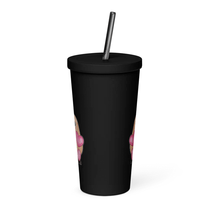 Hugs face Emote Insulated Tumbler with a Straw product image (1)