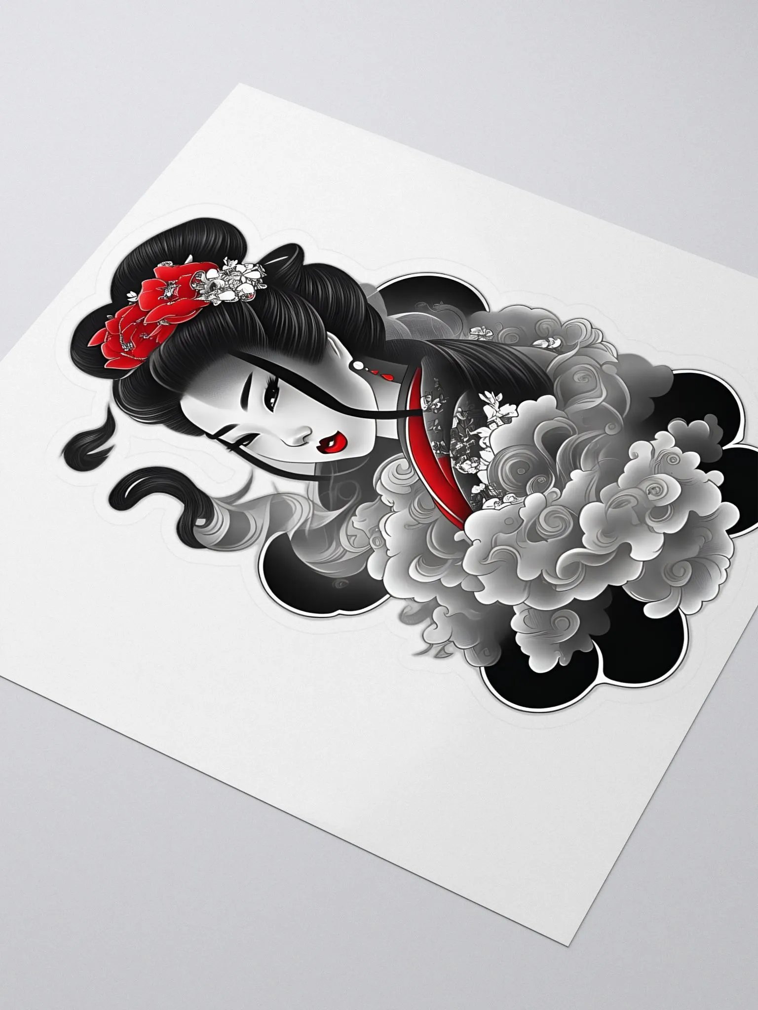 Geisha Girl Sticker product image (3)