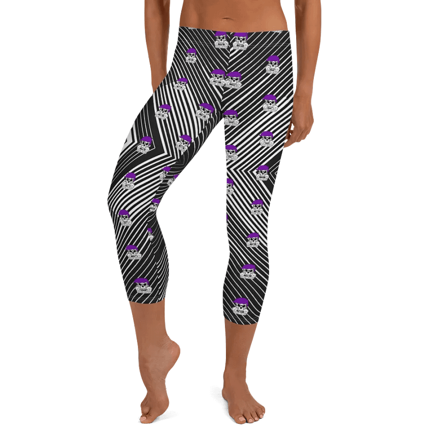 Enigma Nation All-Over Print Capri Leggings product image (3)