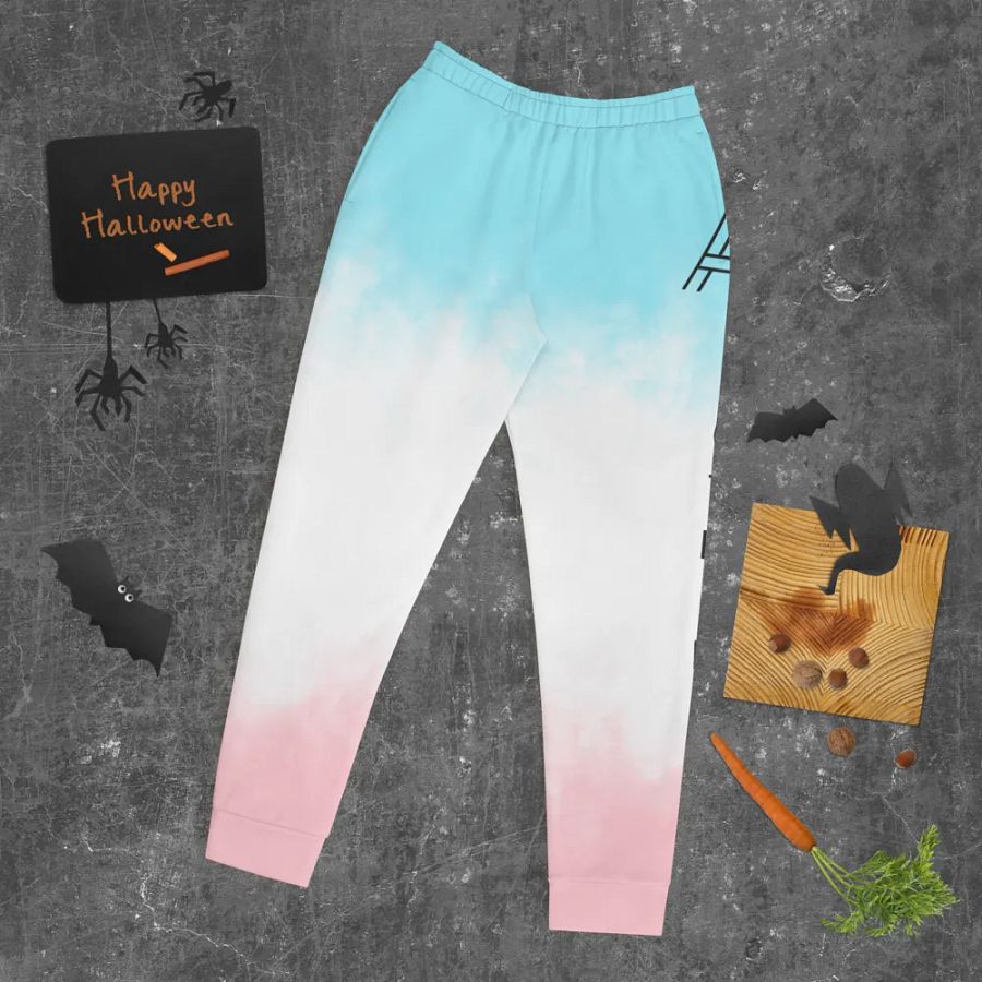Women's Blue and Pink Joggers product image (11)
