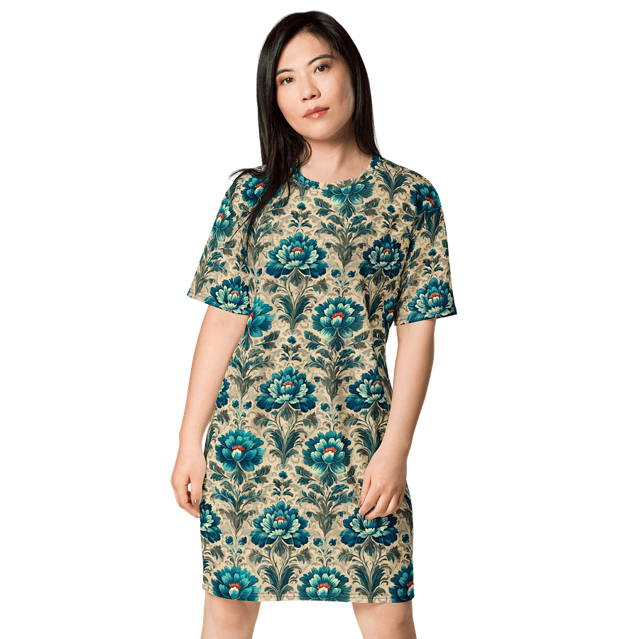 Vintage Floral Patterned - T-Shirt Dress product image (1)