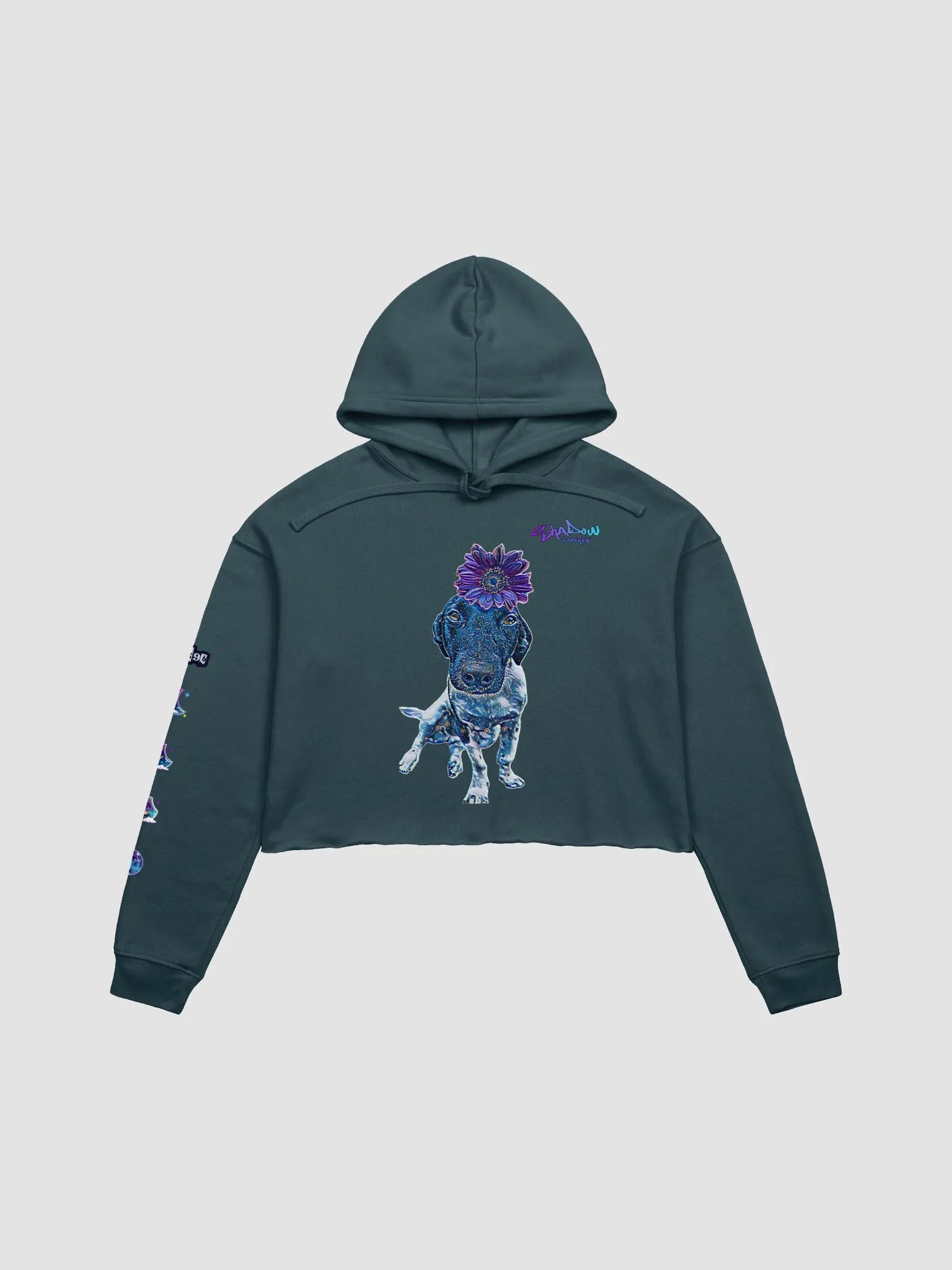 Cropped Galaxy Alfie Hoodie product image (2)