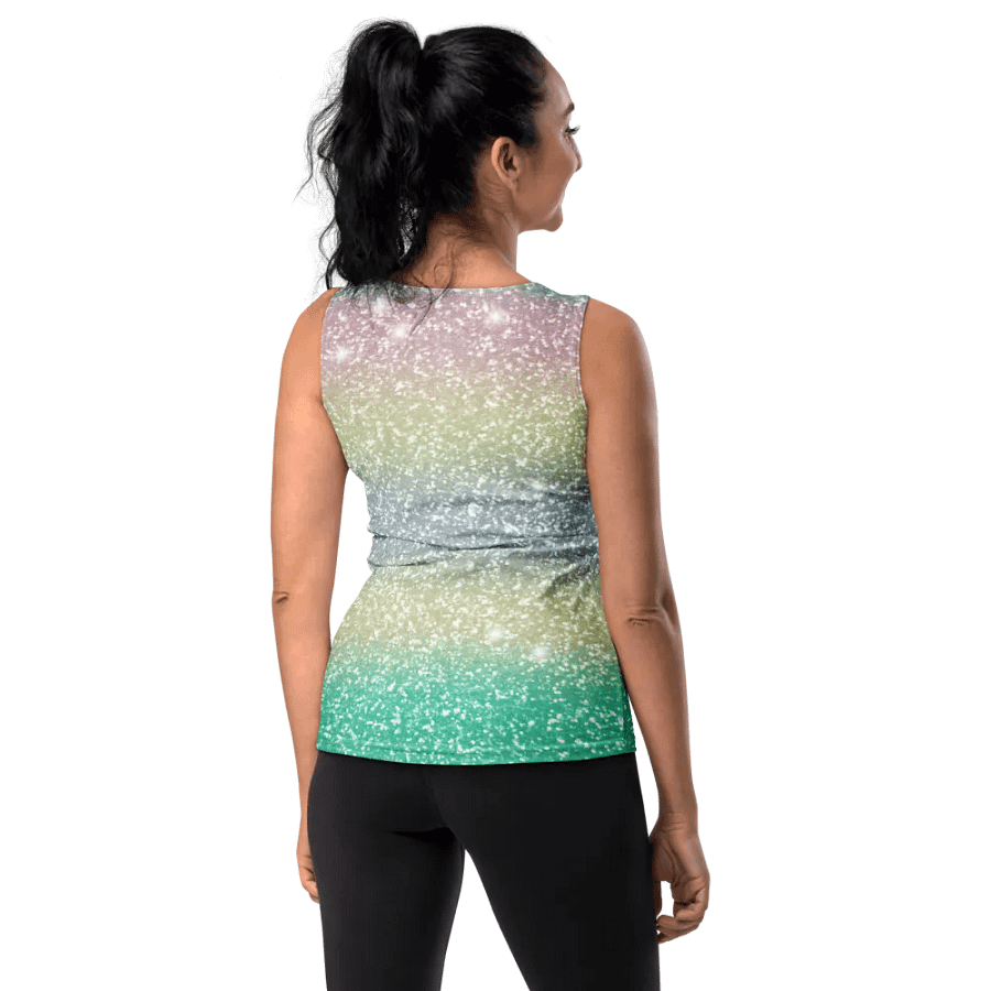 Glitter Unicorn Texture Design Tank Top (1) product image (9)
