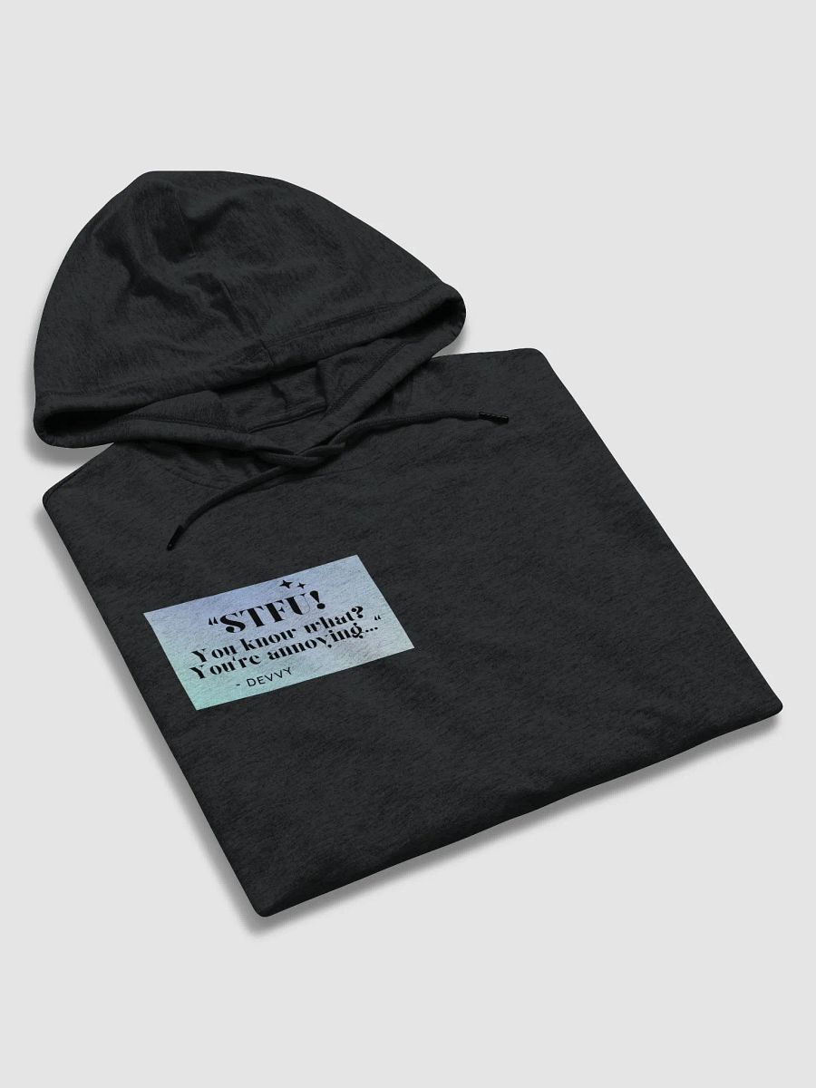 STFU! (Unisex Thin Long-Sleeve Hoodie) product image (6)