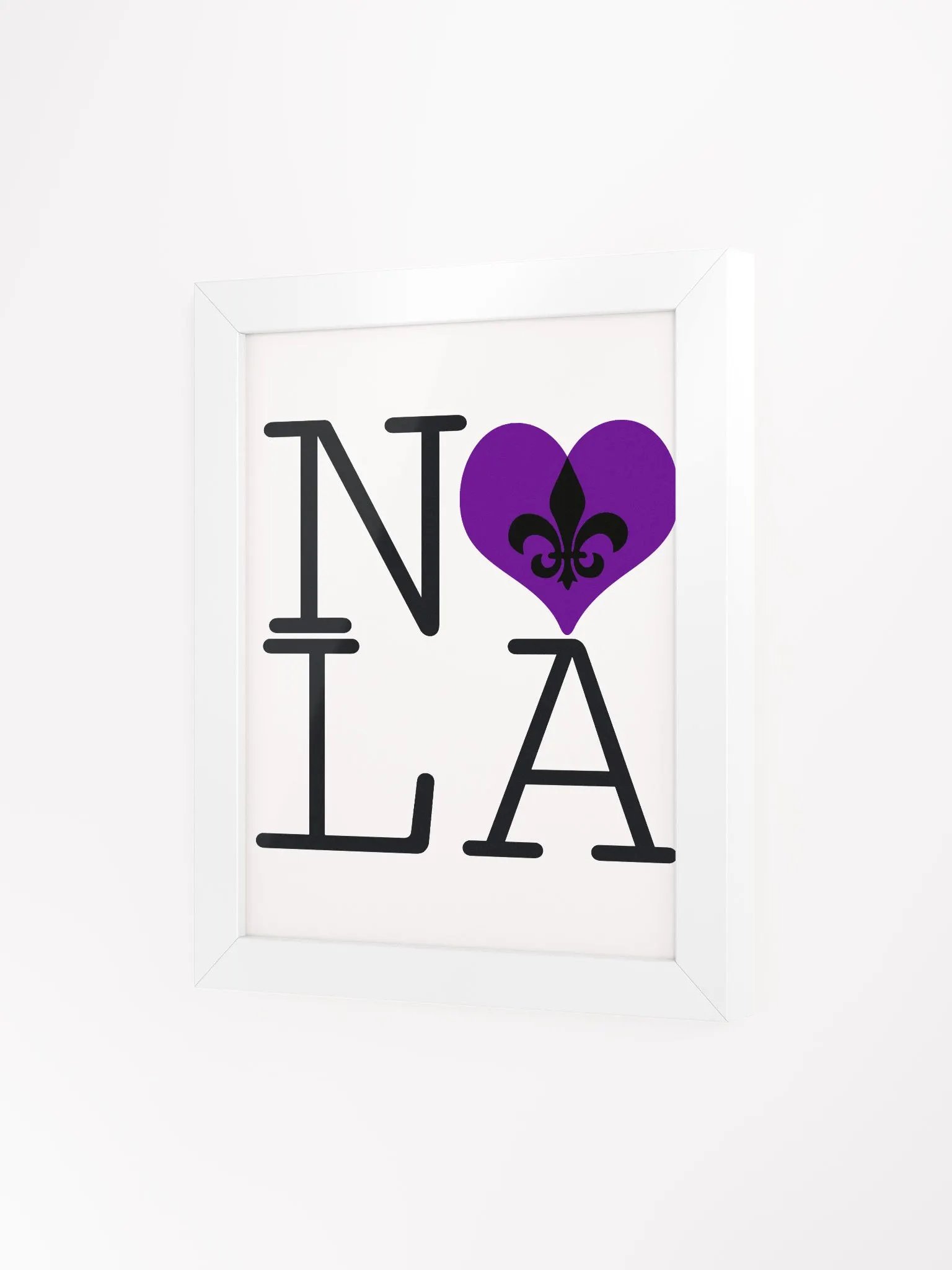 I LOVE NOLA **BIGSHOT POSTER** (PURPLE HEART) product image (3)