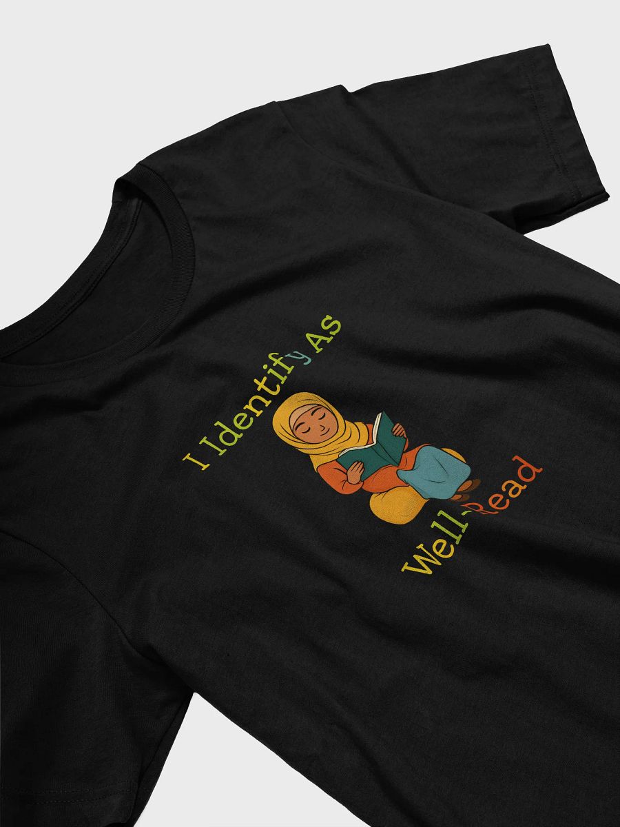 I Identify as Well-Read Girl in Hijab Reading Tee product image (3)