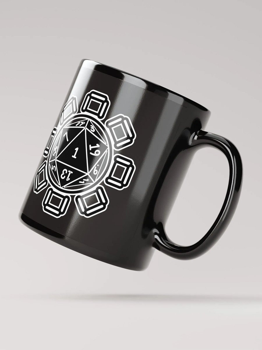 "The Hero Table" Black Glossy Mug product image (6)