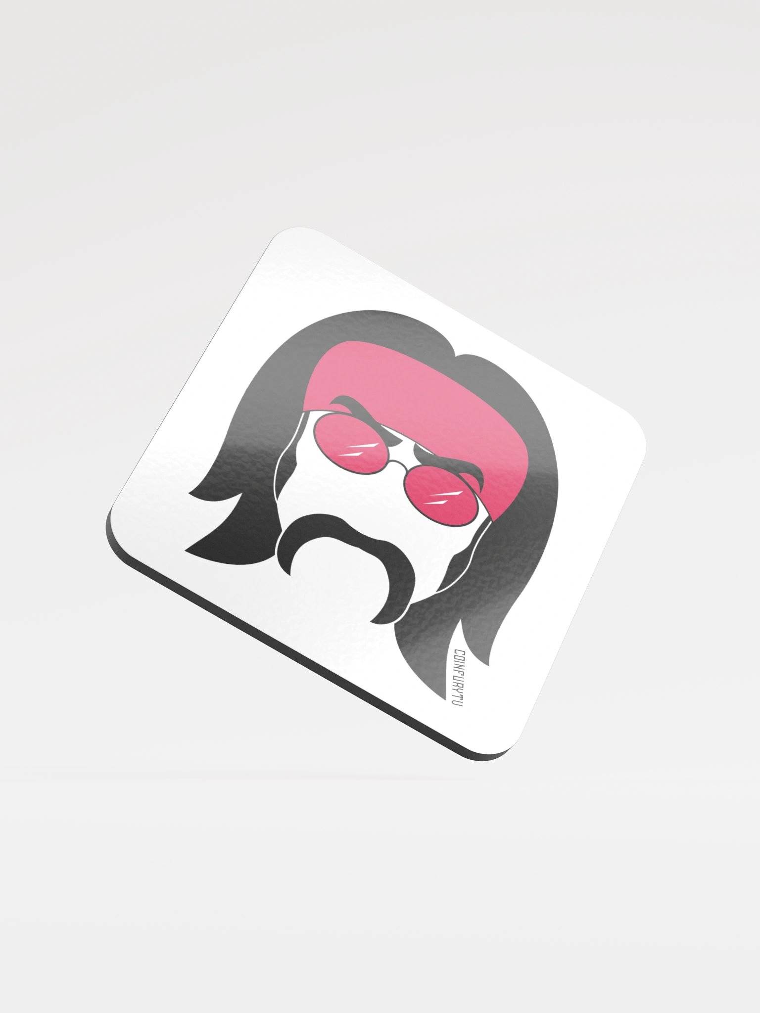 CoinFuryTV Branded Cork Coaster product image (1)