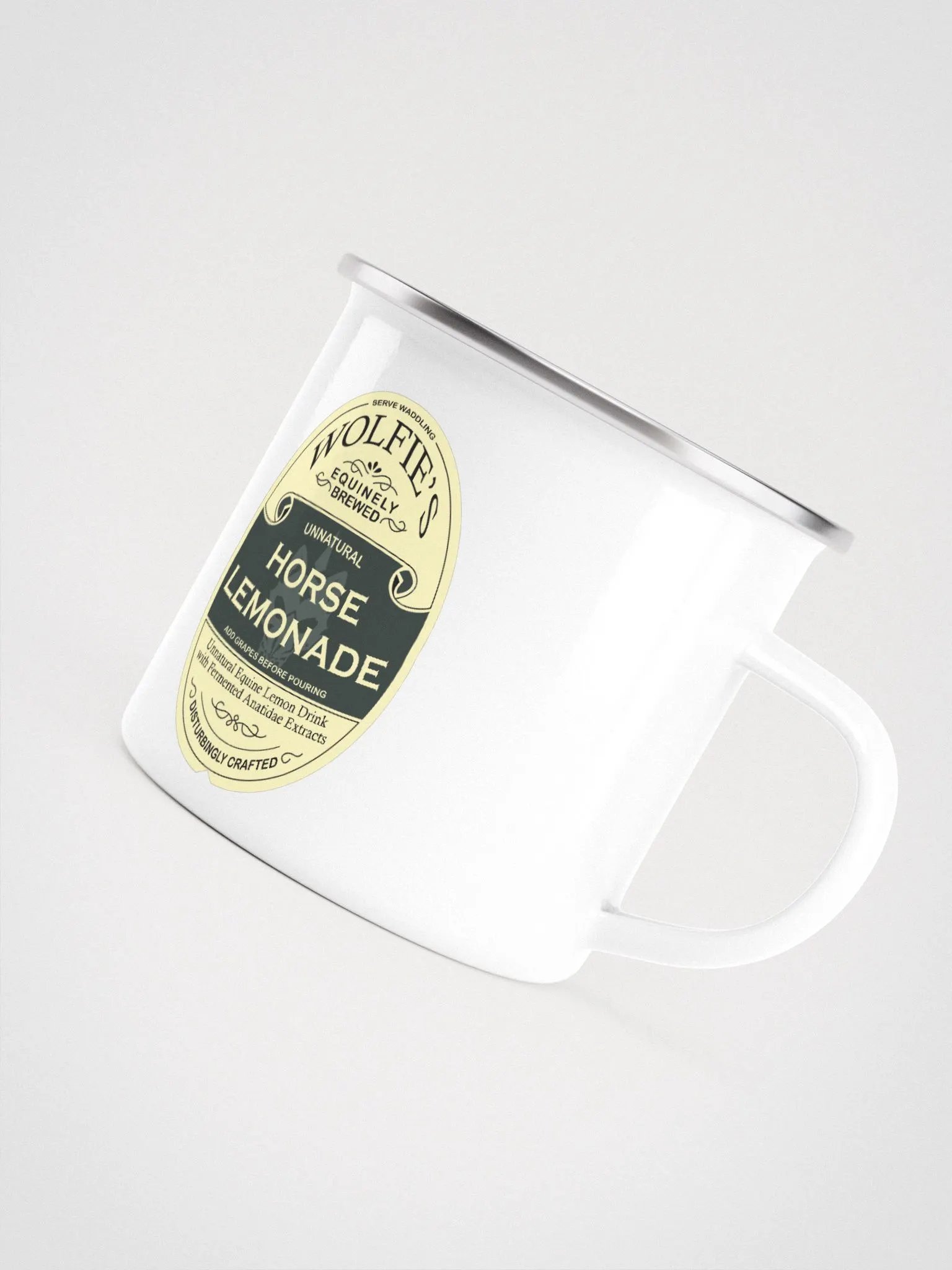 Horse Lemonade Enamel Mug product image (4)