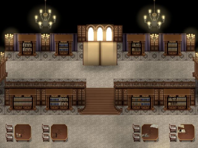 KR Dark Academia Library Tileset with Study for RPGs product image (6)