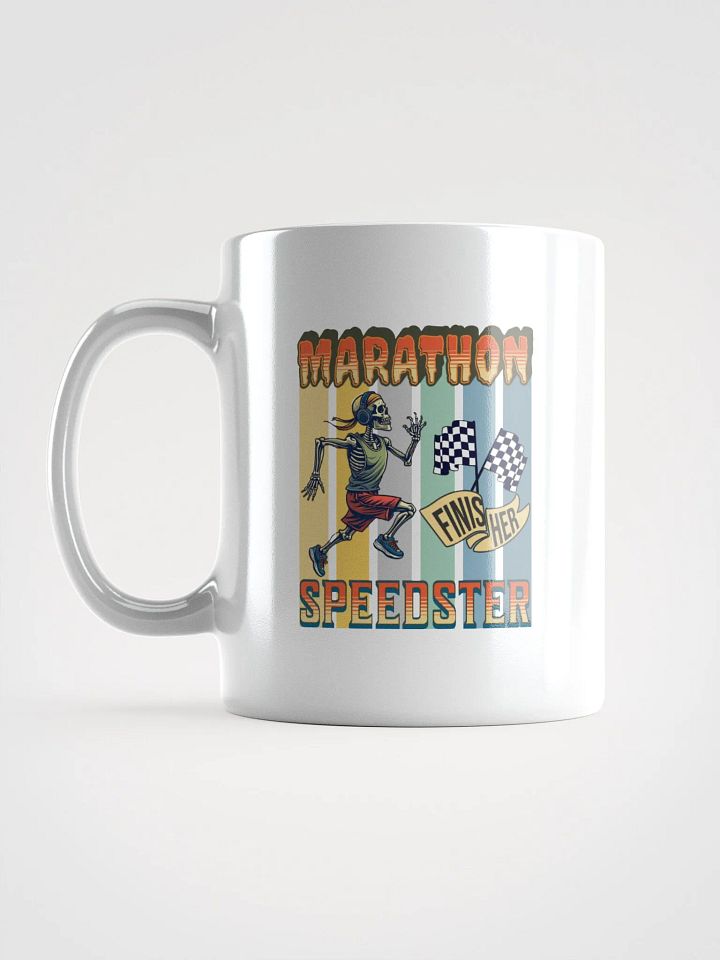 Marathon Speedster Skeleton Running Mug product image (1)