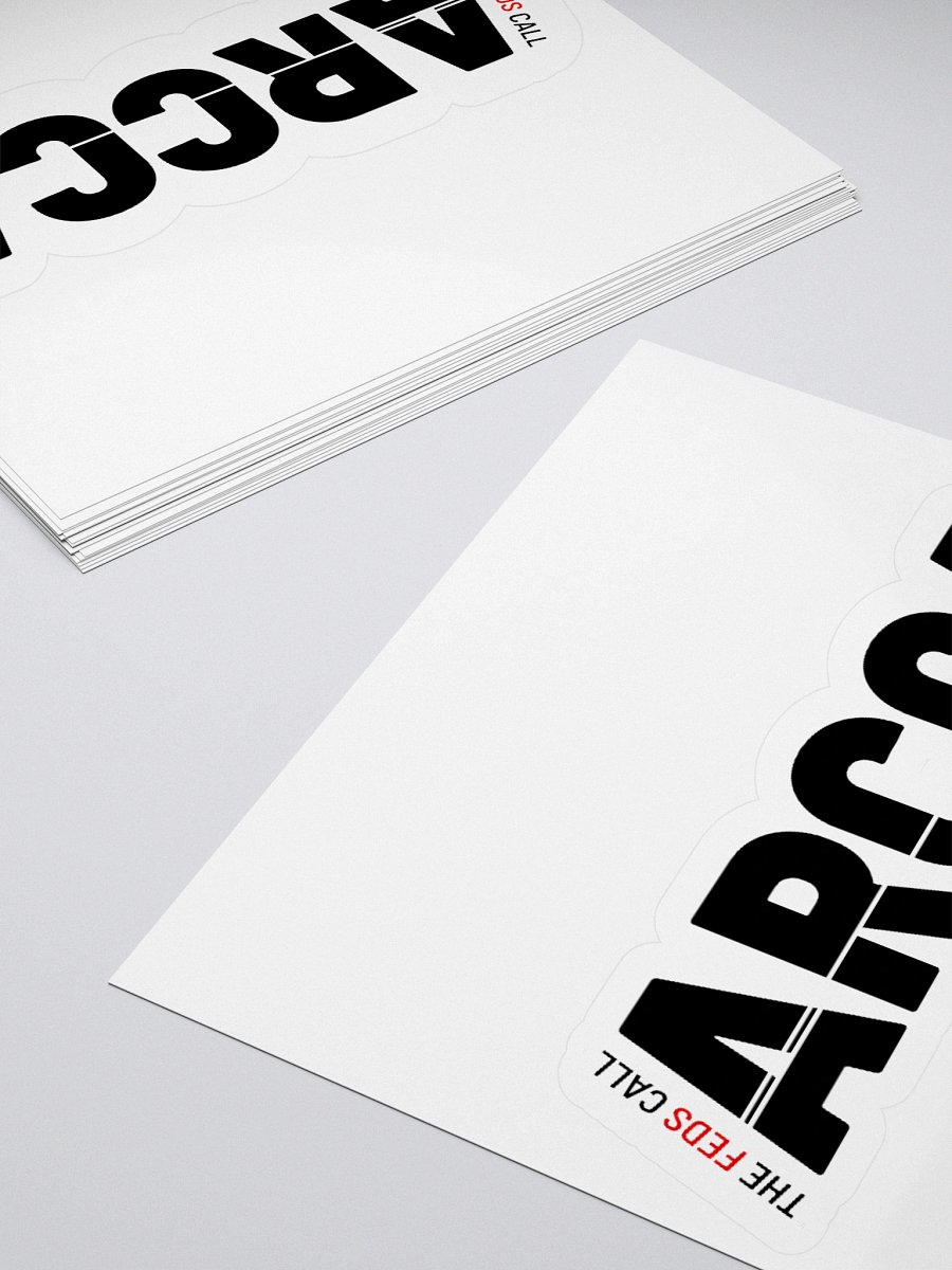 The Feds call ARCCA (sticker) product image (11)