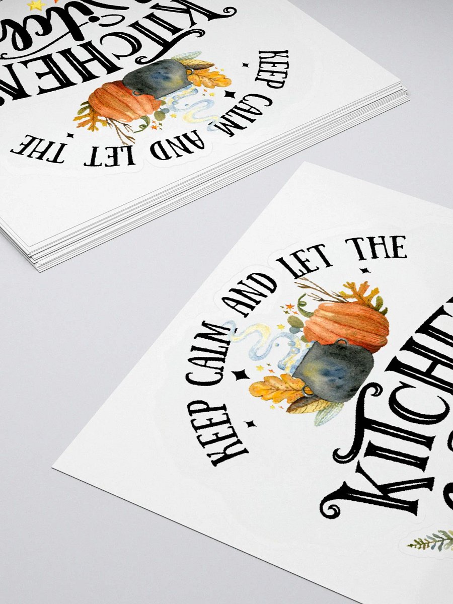 Keep Calm and Let the Kitchen Witch Handle It STICKER - Witchy, Kitchen Witch, Magic Kitchen Gift product image (4)