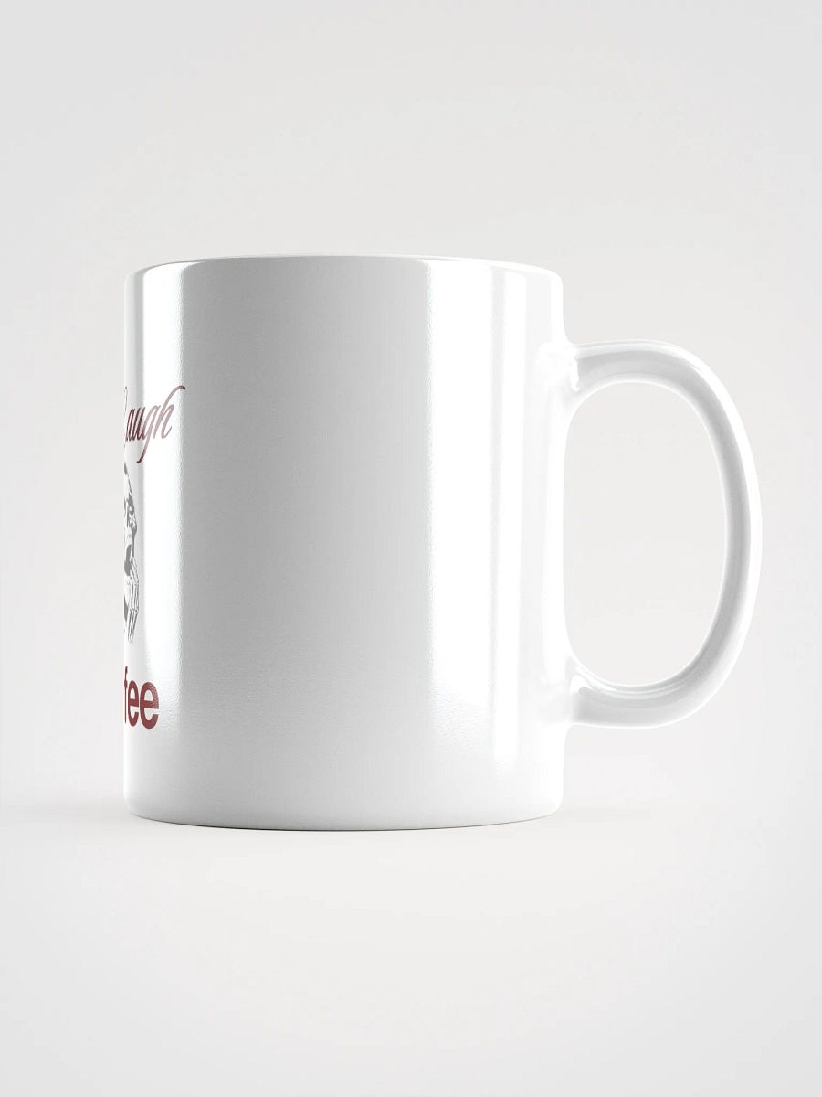 Live Laugh Cawfee White Glossy Mug product image (2)