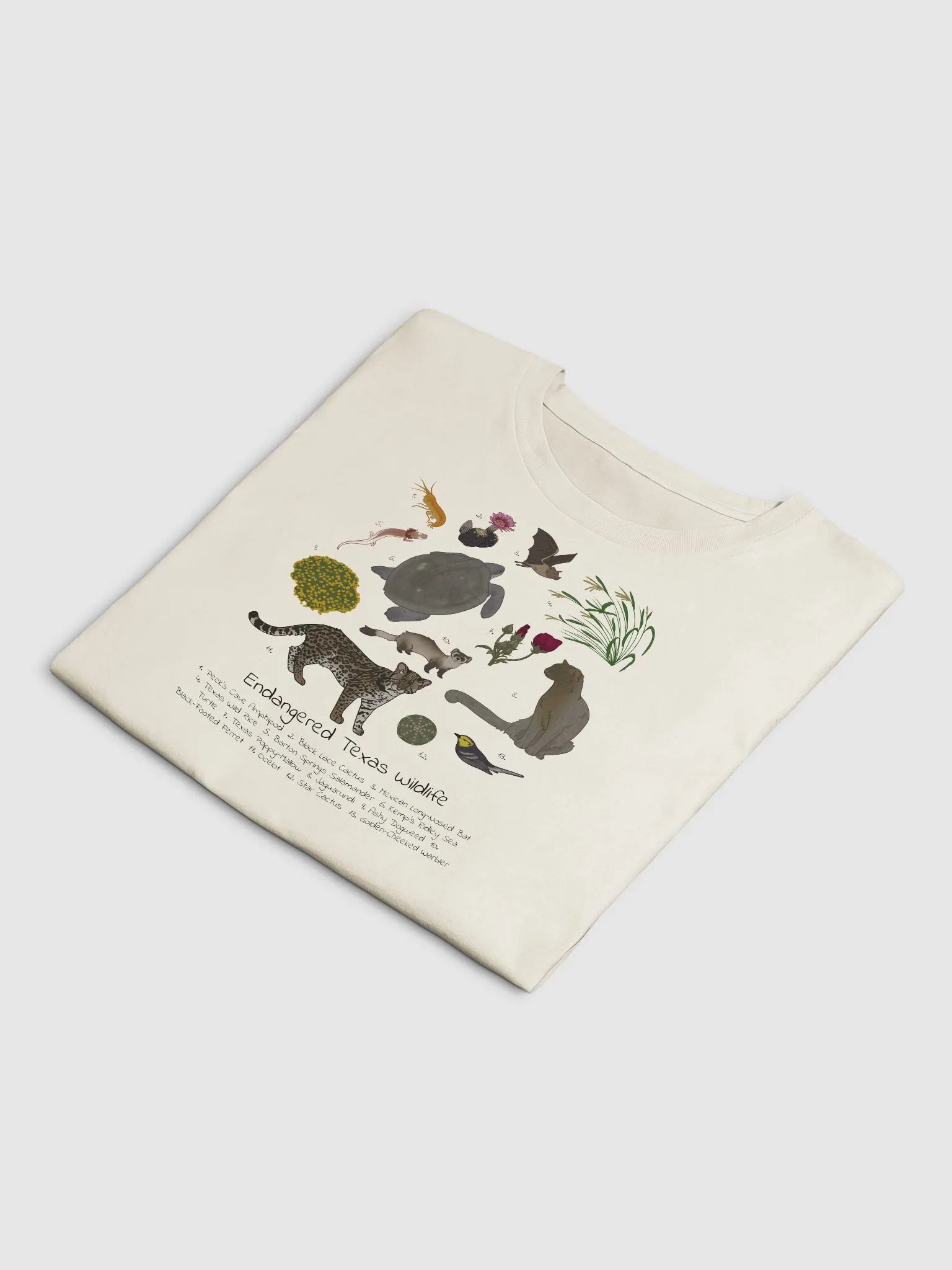 Endangered Texas Wildlife Crop Top product image (4)