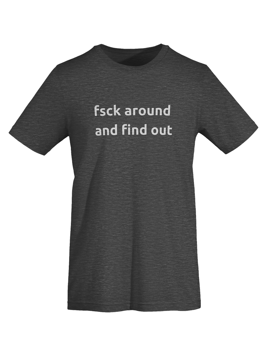"fsck around and find out" T-Shirt product image (4)