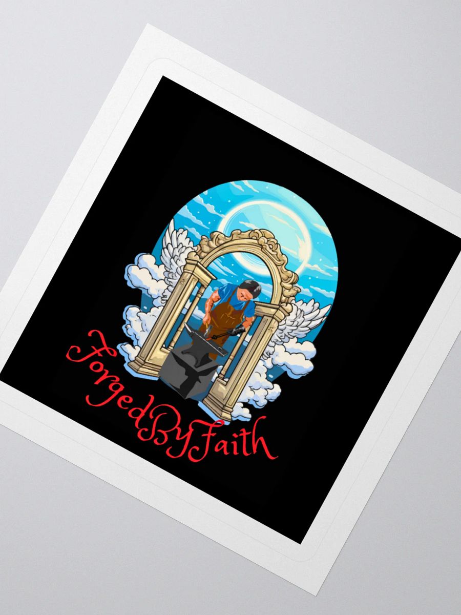 Forged By Faith Kiss Cut Stickers product image (5)