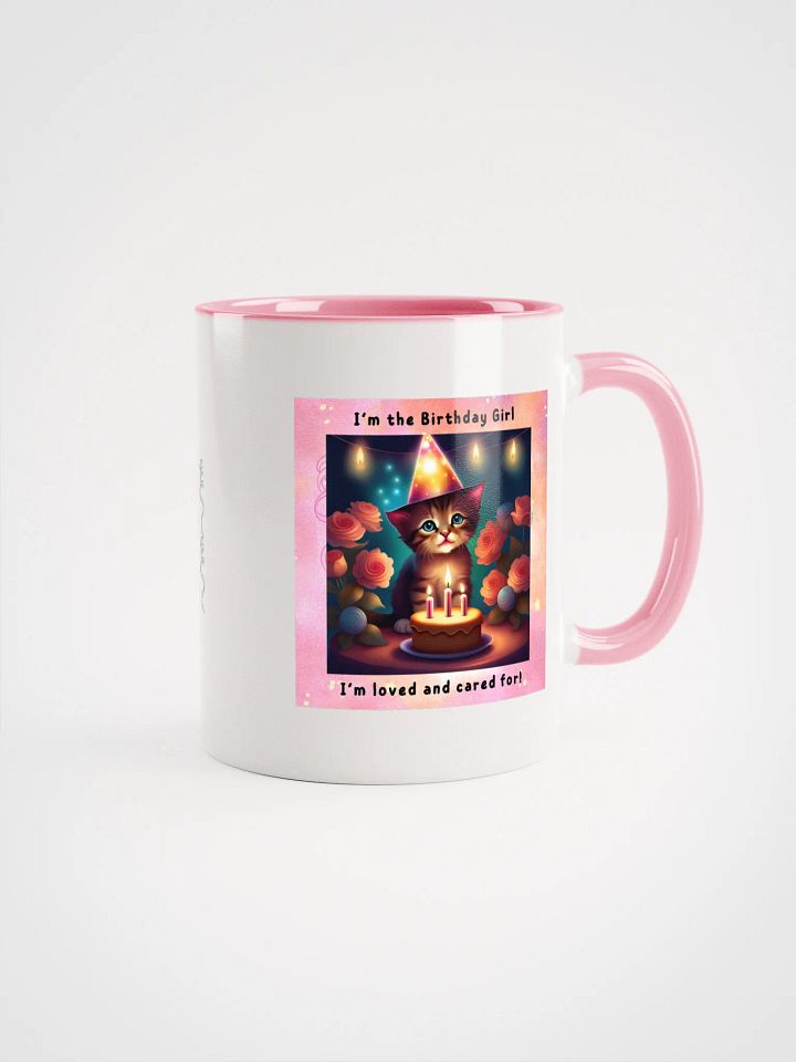 Adorable Birthday Girl Kitten Mug product image (1)