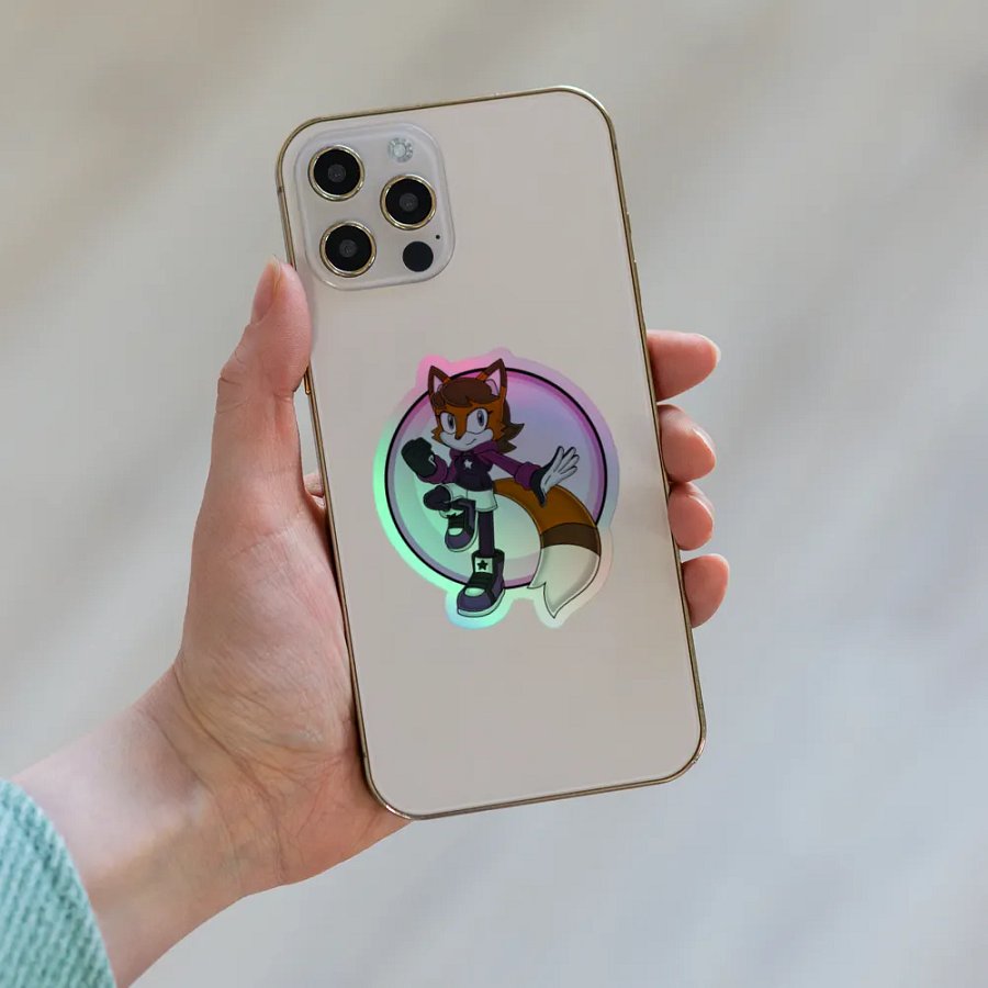 Cinder Adventure Holographic Sticker product image (8)