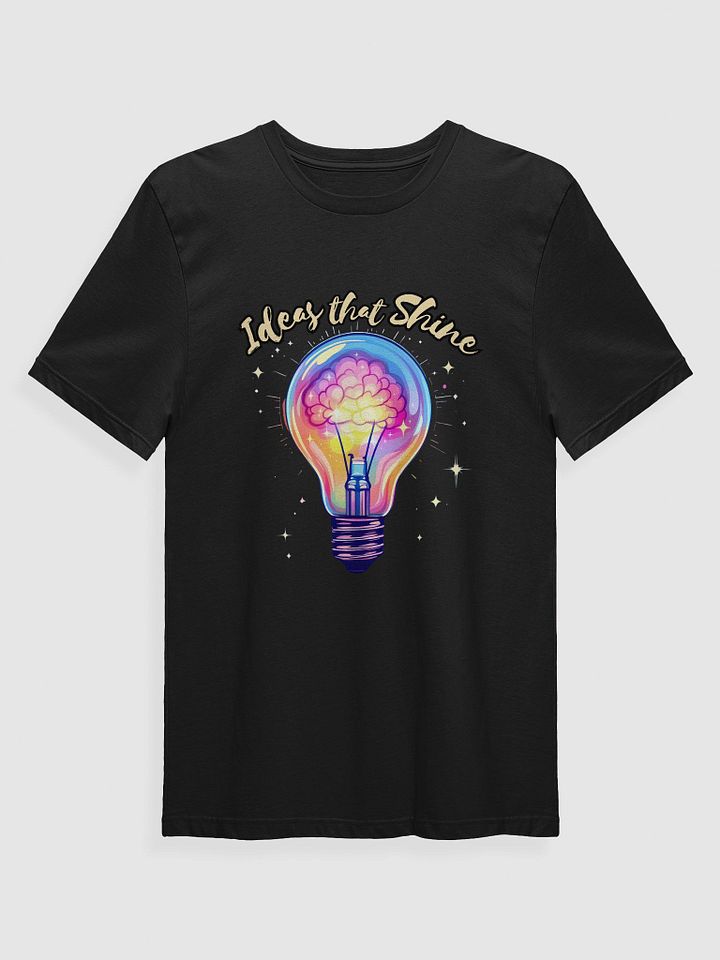 Radiant Minds T-Shirt - Bold Brain Lightbulb Tee for Creative Thinkers - Vibrant Art Shirt product image (1)