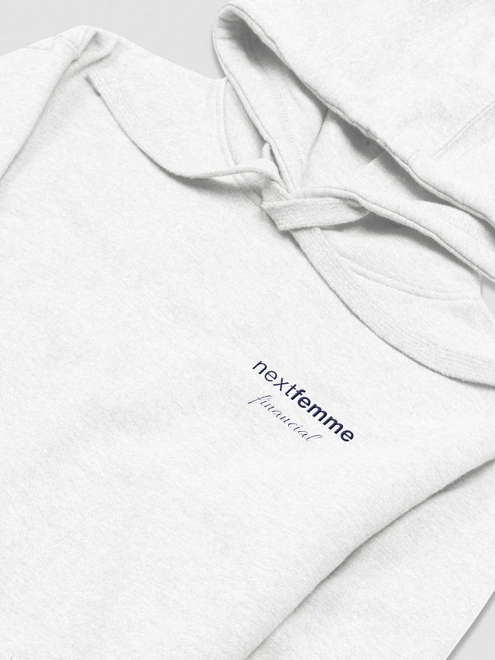 Signature Unisex Hoodie with Navy Logotype product image (2)