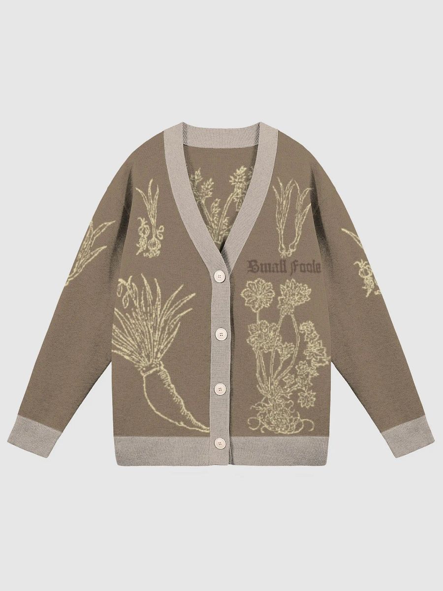 16th Century Herbology Treatise Cardigan - Loam product image (1)